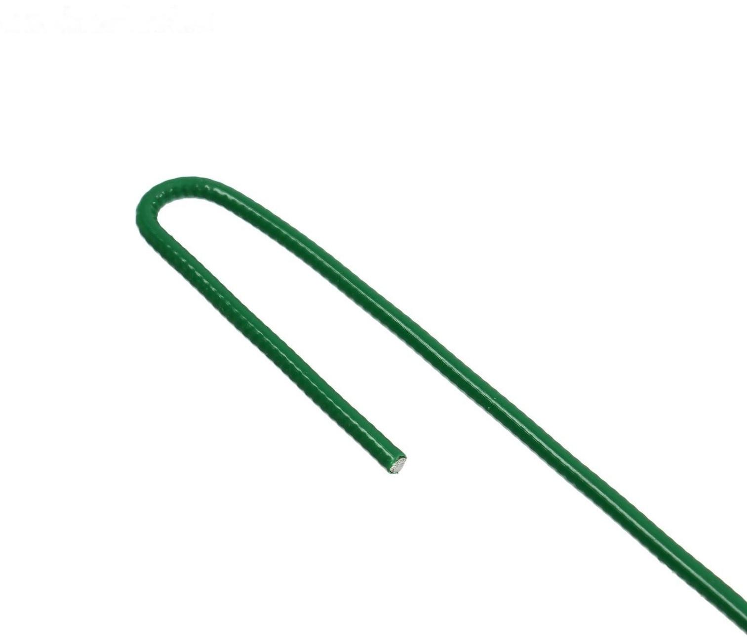 Колышек универсальный, h = 40 см, ножка d = 0.3 см, набор 10 шт., зелёный, Greengo