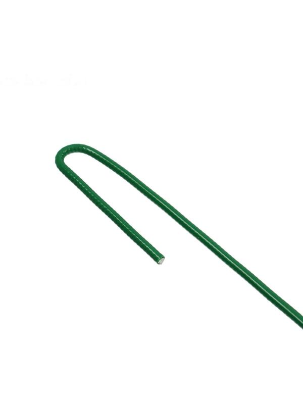 Колышек универсальный, h = 40 см, ножка d = 0.3 см, набор 10 шт., зелёный, Greengo