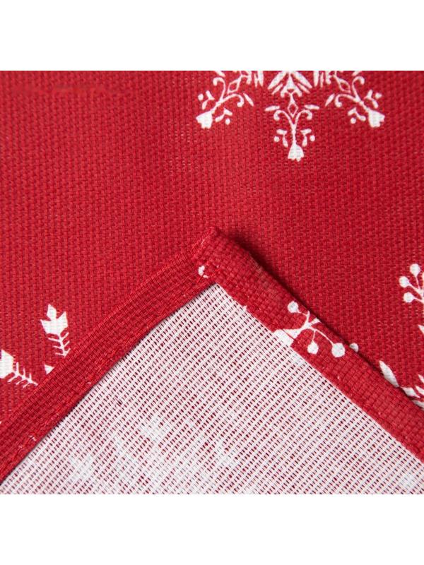 Фартук «Доляна» Белые снежинки 60х65 см, 100% хлопок, 164 г/м2