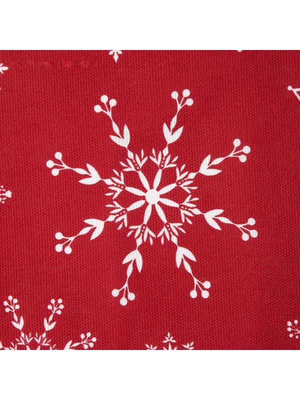 Фартук «Доляна» Белые снежинки 60х65 см, 100% хлопок, 164 г/м2