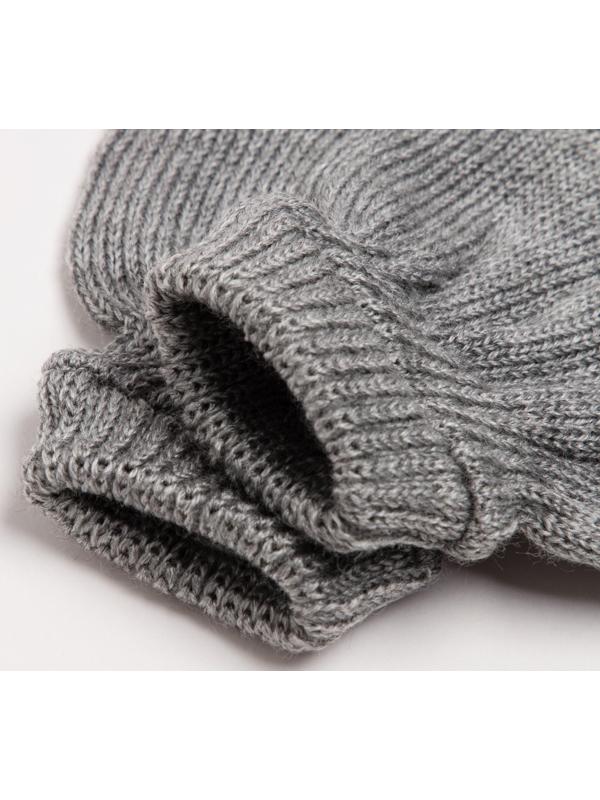 Перчатки женские, цвет светло-серый, размер 18