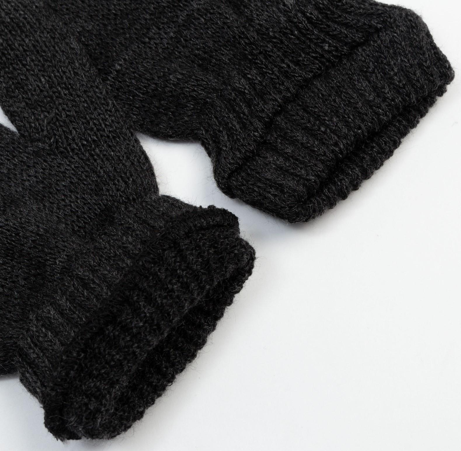 Перчатки мужские, цвет темно-серый меланж, р-р 20