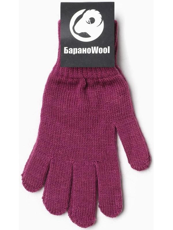 Перчатки женские, цвет фиолетовый, размер 18