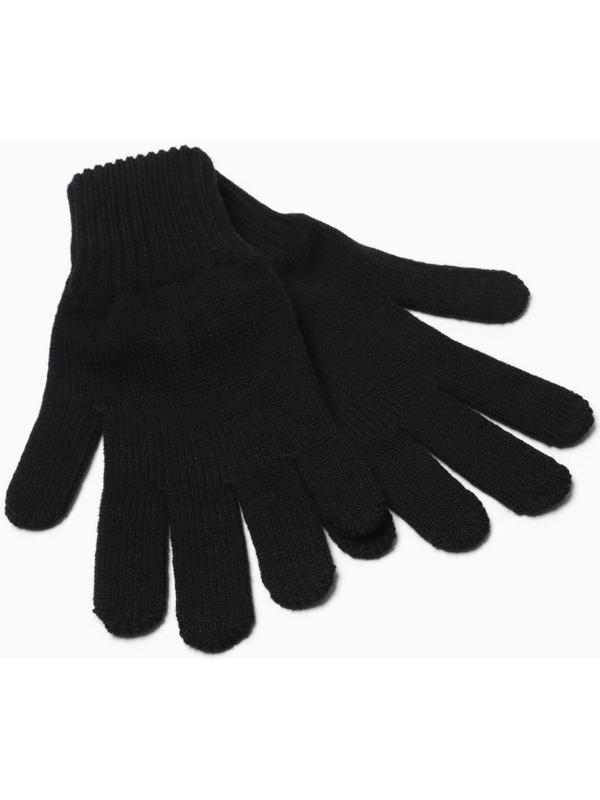 Перчатки женские, цвет чёрный, размер 18