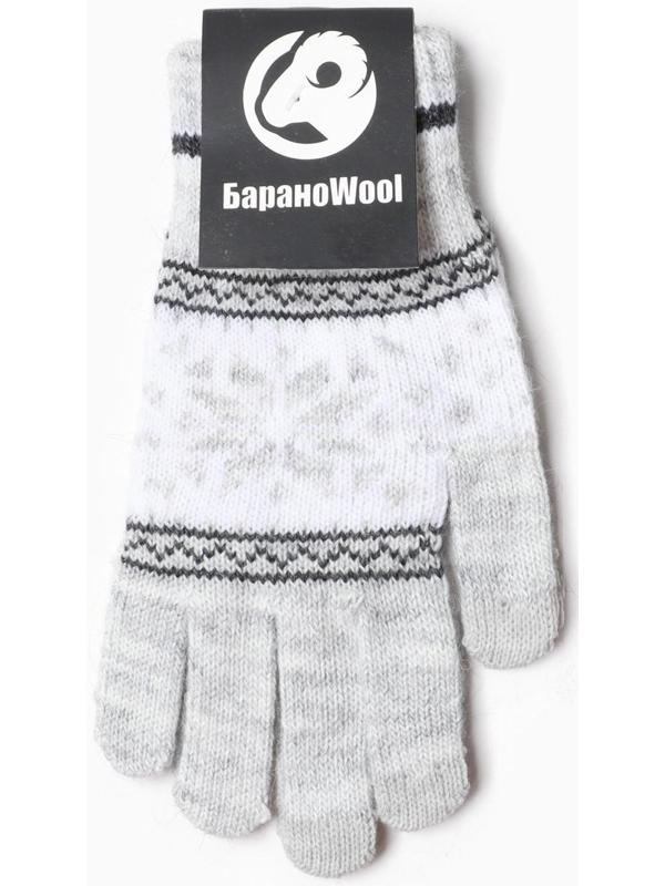 Перчатки женские, цвет светло-серый, размер 18