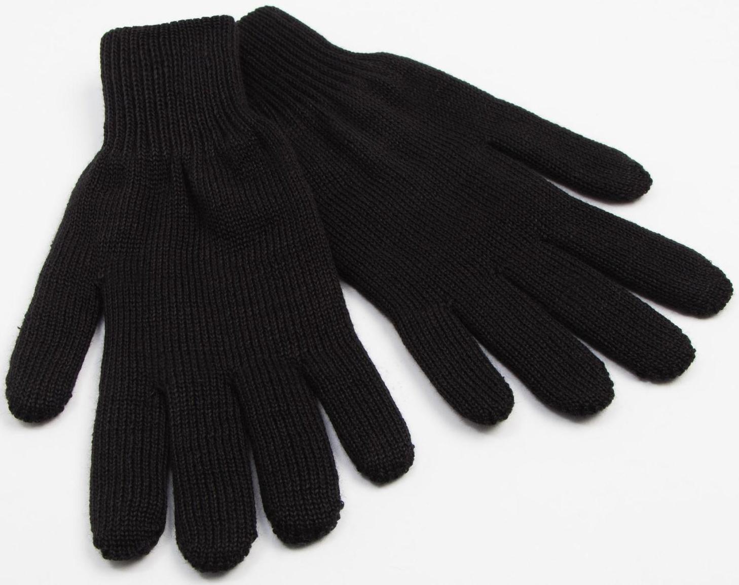 Перчатки, цвет чёрный, размер 20
