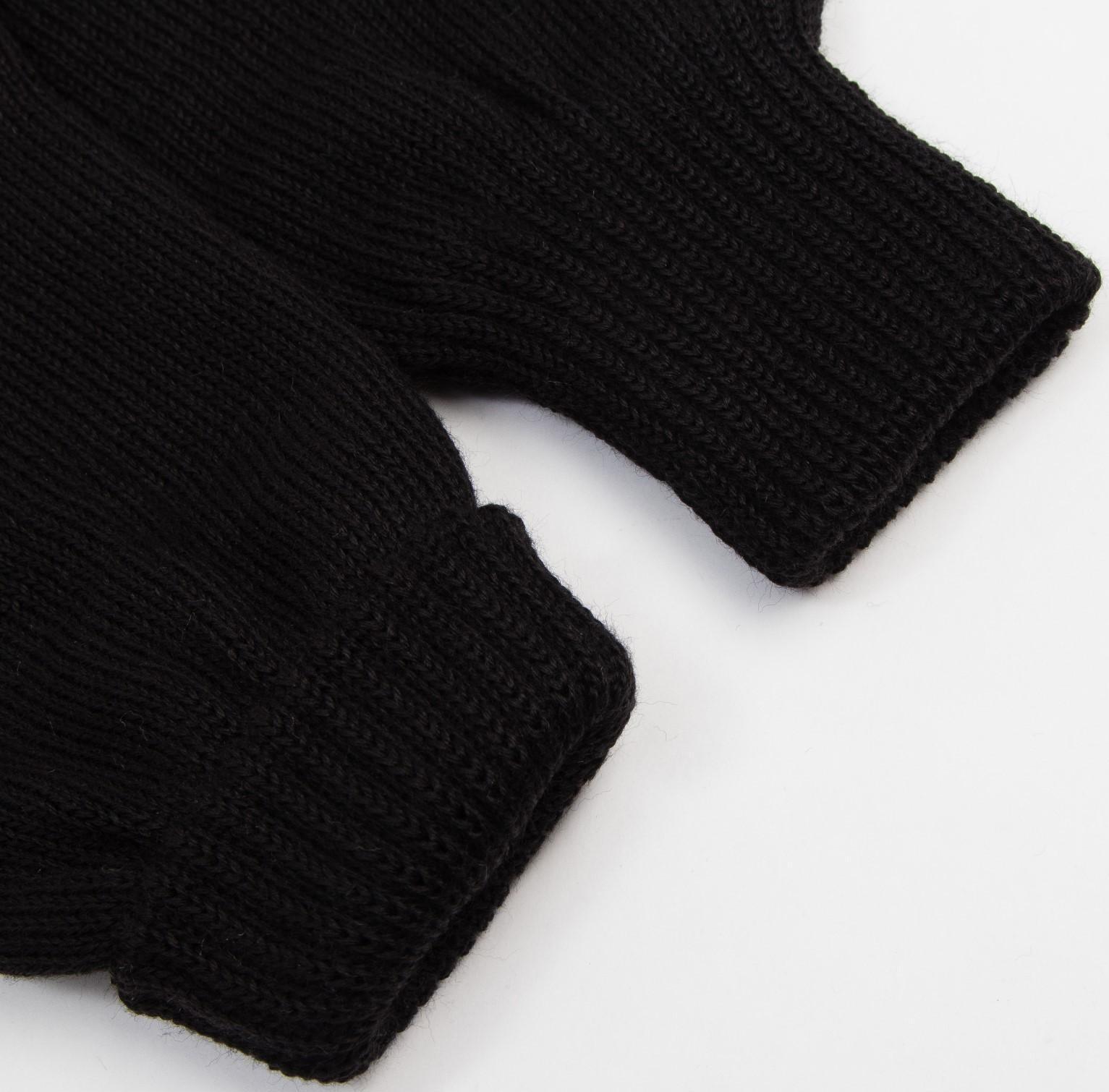 Перчатки, цвет чёрный, размер 20