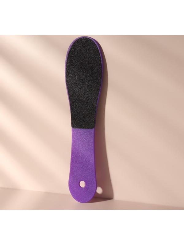 Тёрка для ног, наждачная, двусторонняя, 23,5 см, цвет МИКС