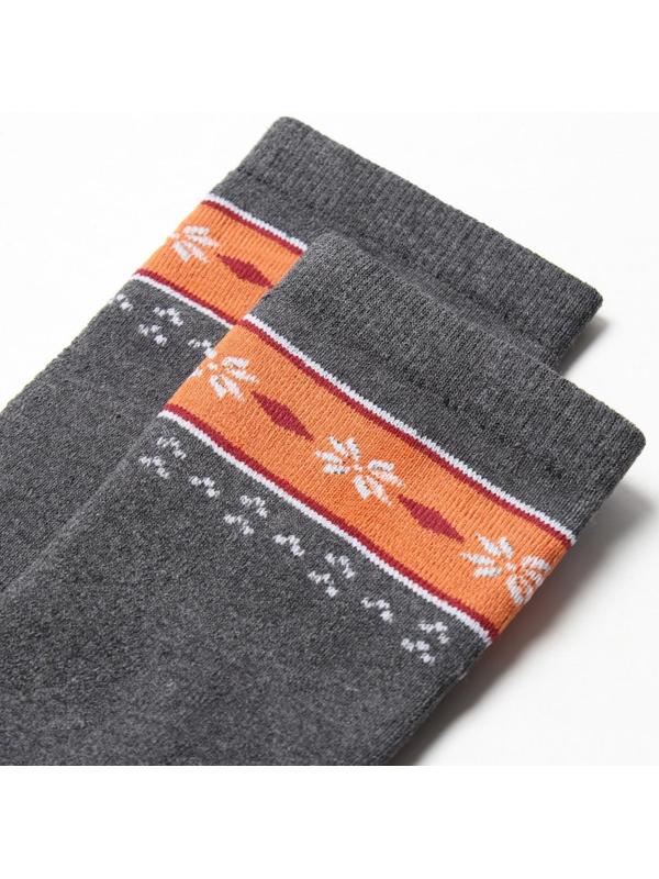 Носки женские махровые, цвет тёмно-серый, размер 23-25