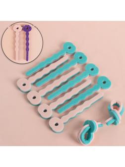 Бигуди с фиксатором, d = 1,2 см, 16 см, 10 шт