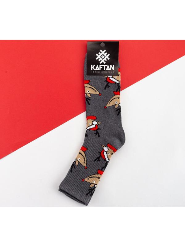Носки новогодние мужские KAFTAN 