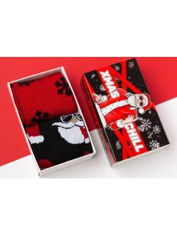 Набор новогодних мужских носков 