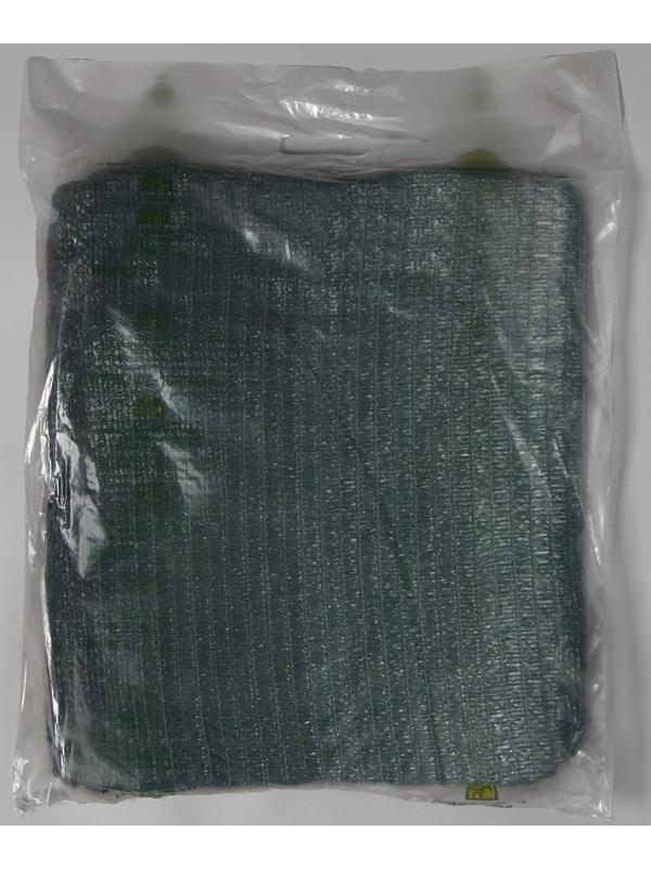 Сетка затеняющая, 5 × 2 м, плотность 55 г/м², зелёная, в наборе 15 клипс