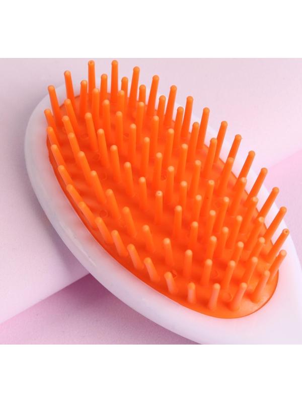 Расчёска массажная, 4,5 × 13 см, рисунок МИКС