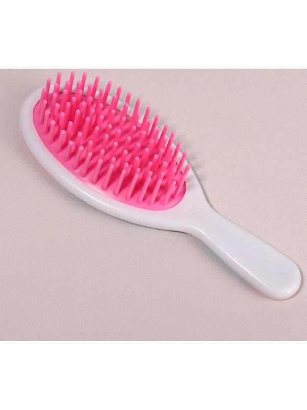 Расчёска массажная, 4,5 × 13 см, цвет МИКС