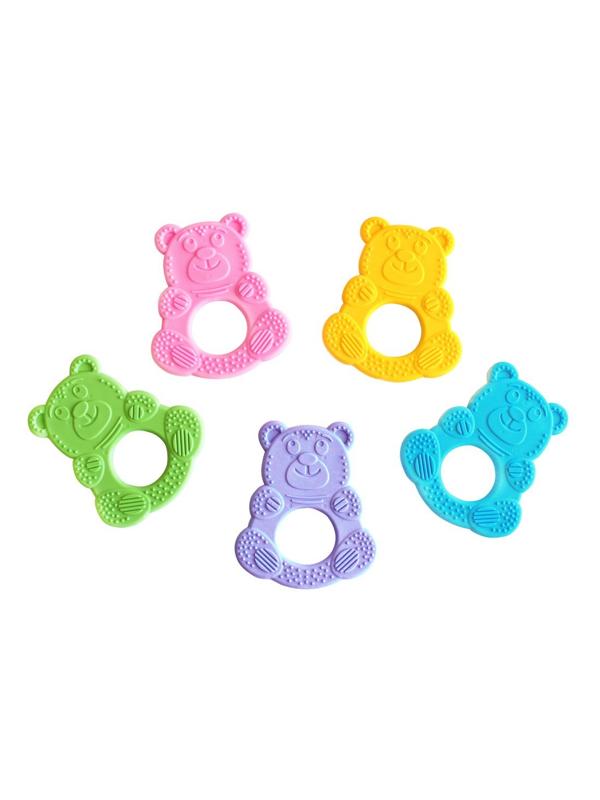 Массажёр-прорезыватель для дёсен Мишутка в ассорт.