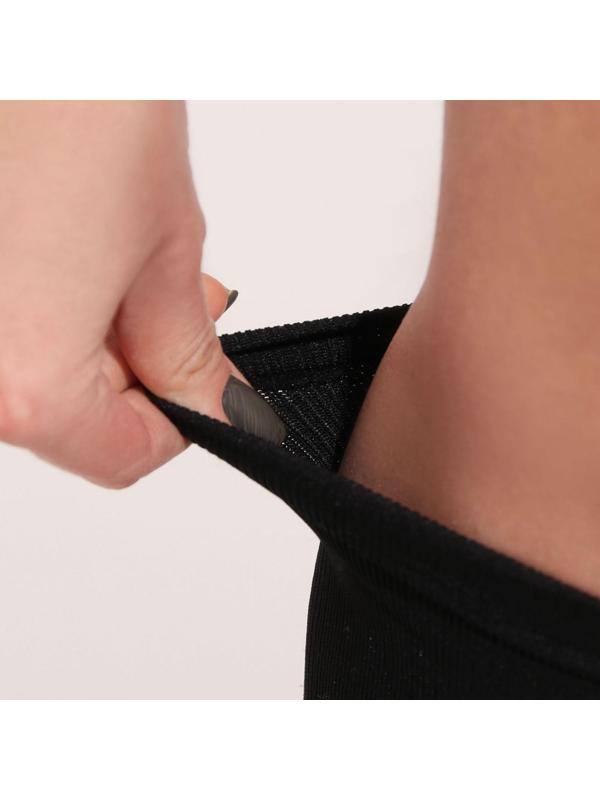 Чулки утягивающие, универсальные, L-XL р-р, пара, цвет чёрный