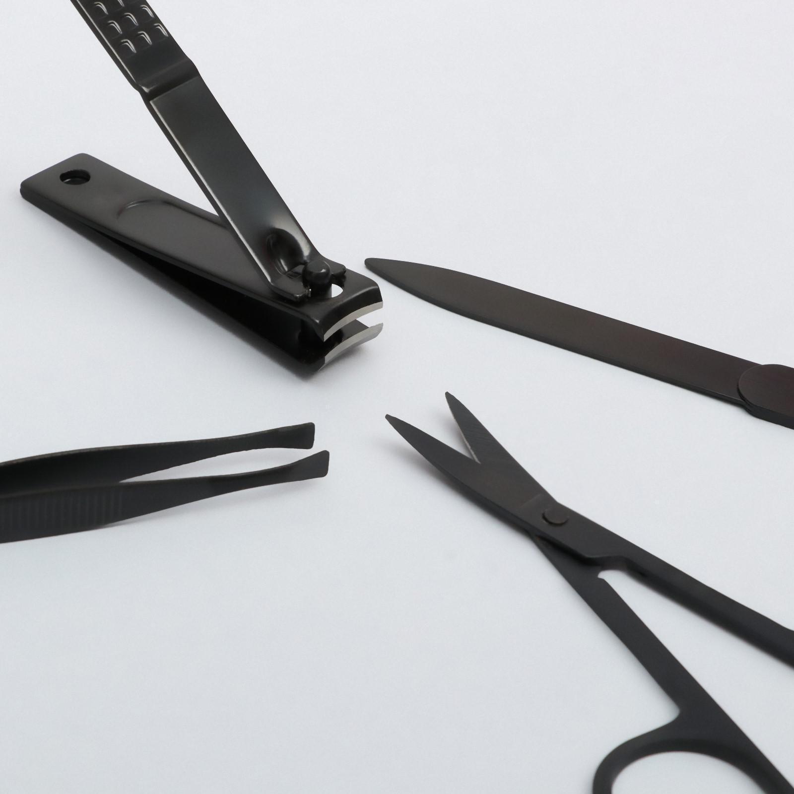 Маникюрный набор «Man rules», 4 предмета