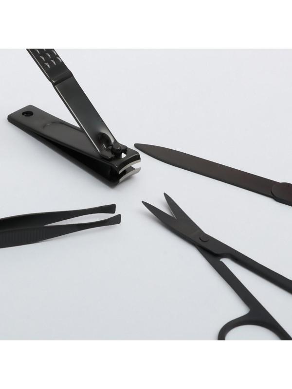 Маникюрный набор «Man rules», 4 предмета