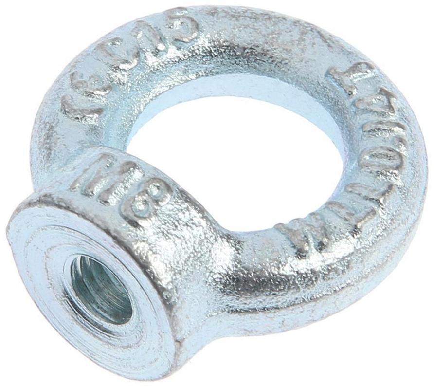 Рым-гайка ТУНДРА krep, DIN582, М8, оцинкованная, 1 шт.