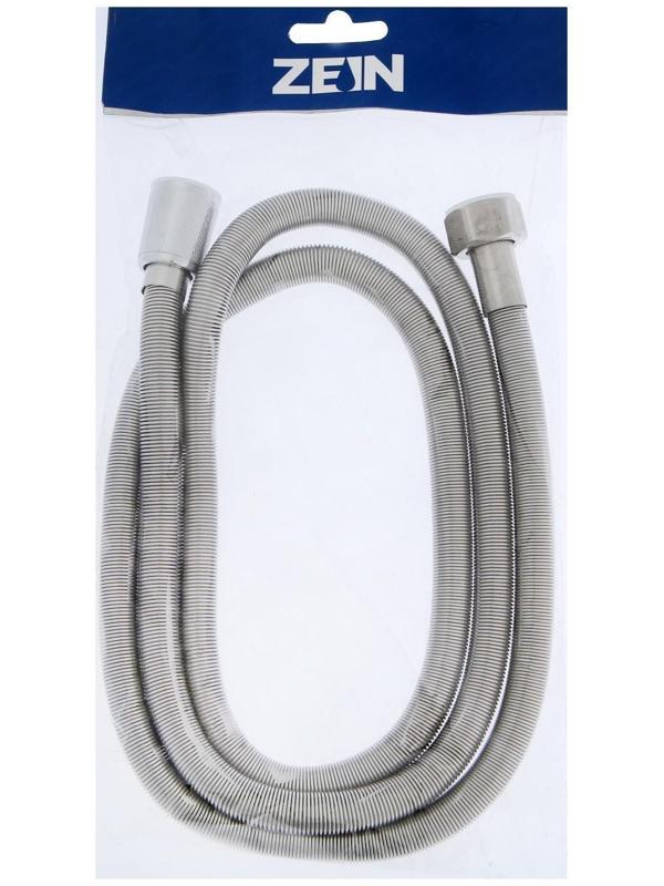 Душевой шланг ZEIN Z45PS, растягивающейся, 150-200 см, гайки металл 1/2