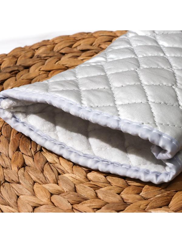 Набор прихваток «Профи», 2 шт, 30×16×2 см, цвет серый