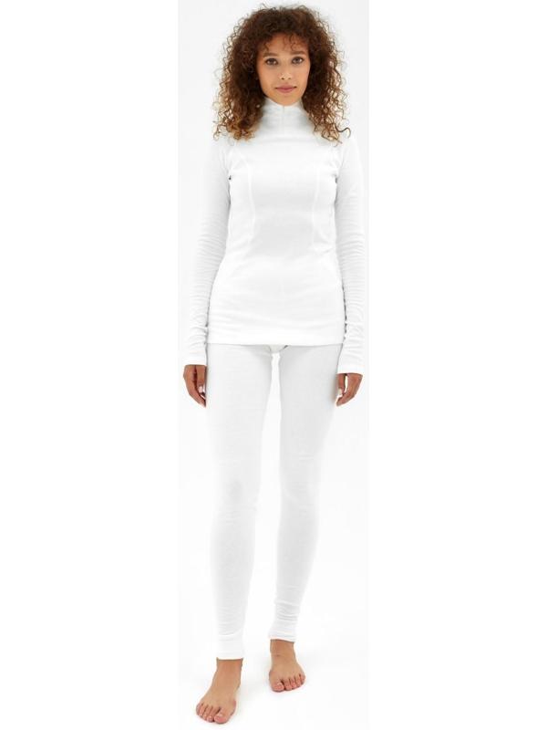Термобельё женское (лонгслив, лосины) MINAKU цвет молочный, р-р 52