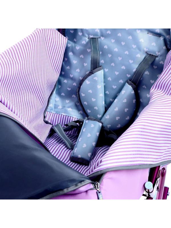 Санки-коляска «Наши детки 5-2», цвет лилия