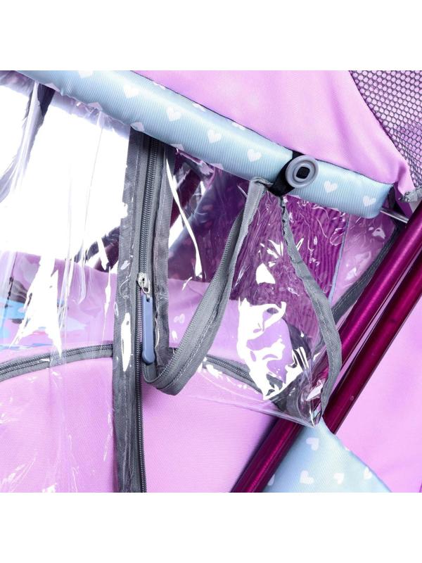 Санки-коляска «Наши детки 5-2», цвет лилия