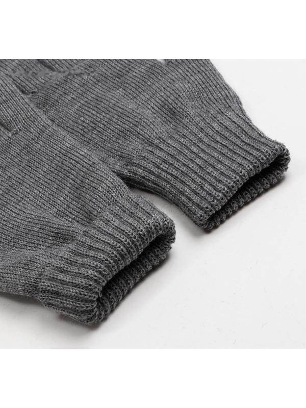 Перчатки мужские РМ04, цвет серый, р-р 20