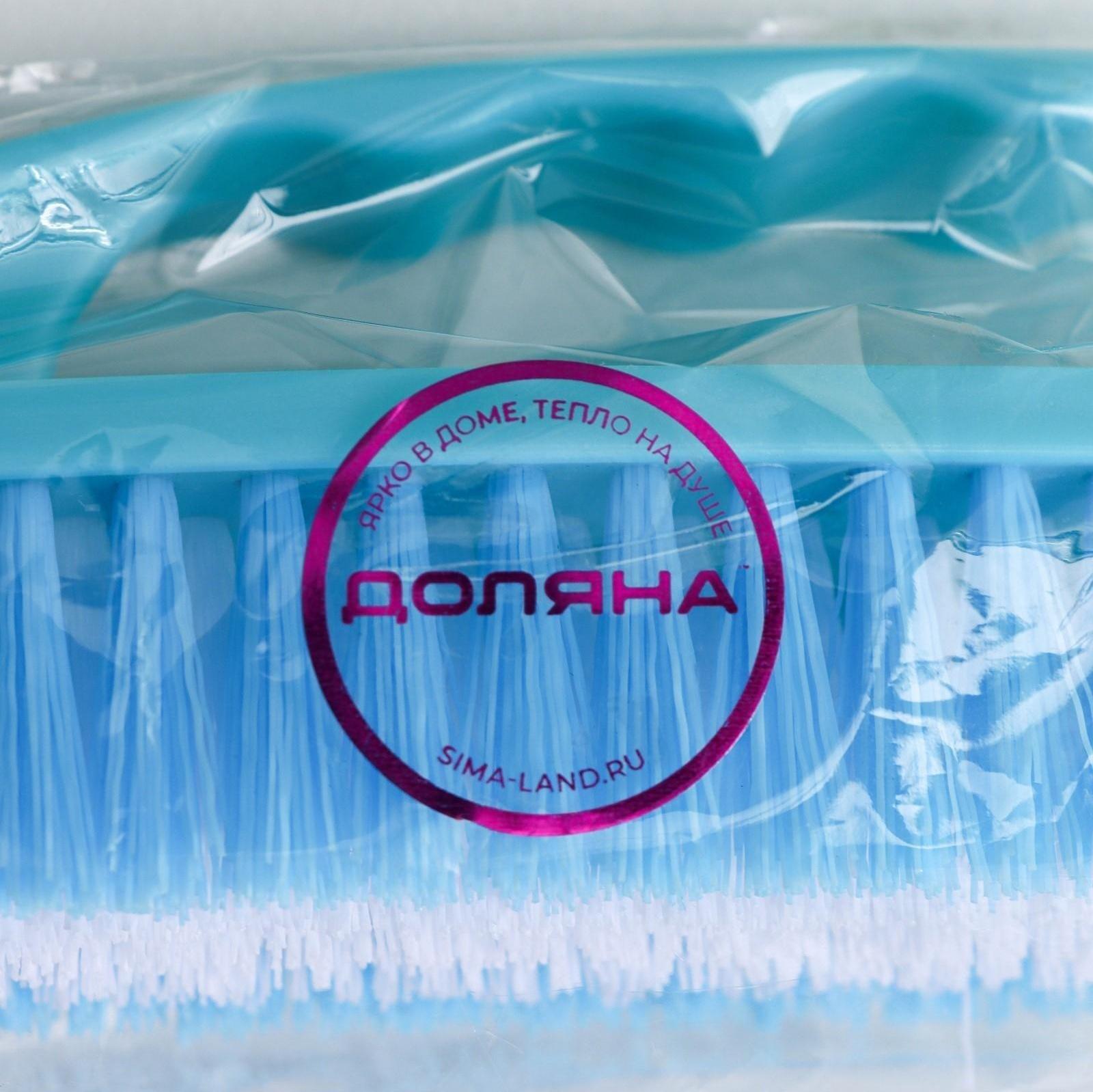 Щётка-утюжок «Дельта», цельная ручка, 16×5×6,5 см, цвет МИКС