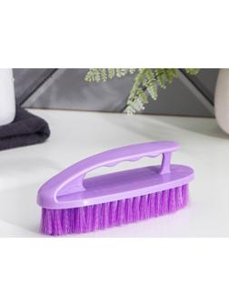 Щётка-утюжок «Дельта», цельная ручка, 16×5×6,5 см, цвет МИКС