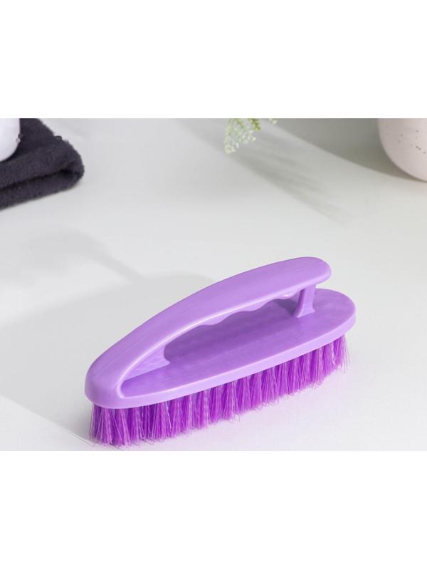 Щётка-утюжок «Дельта», цельная ручка, 16×5×6,5 см, цвет МИКС