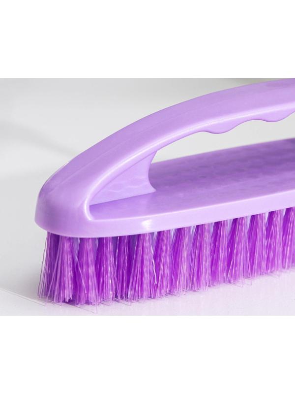 Щётка-утюжок «Дельта», цельная ручка, 16×5×6,5 см, цвет МИКС