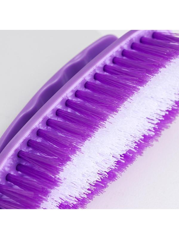 Щётка-утюжок «Дельта», цельная ручка, 16×5×6,5 см, цвет МИКС