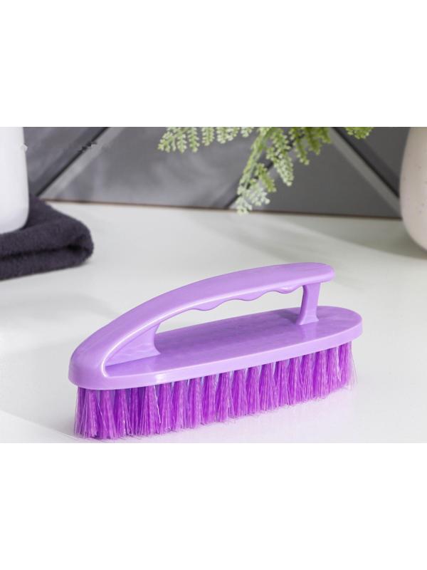 Щётка-утюжок «Дельта», цельная ручка, 16×5×6,5 см, цвет МИКС