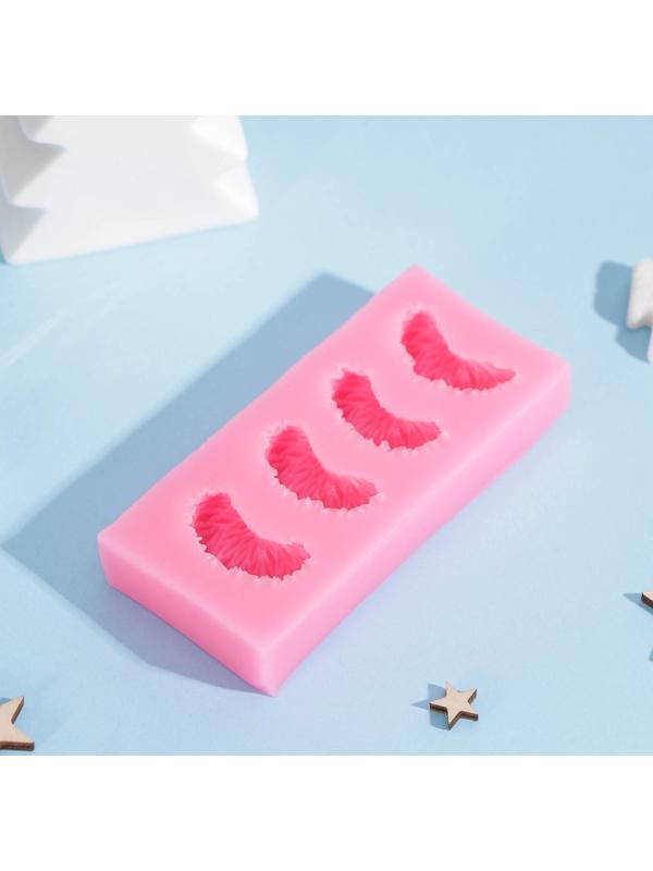 Силиконовый молд Доляна «Дольки мандарина», 11×5×2 см, цвет МИКС