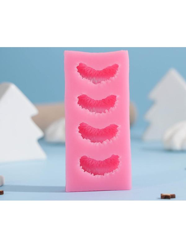 Силиконовый молд Доляна «Дольки мандарина», 11×5×2 см, цвет МИКС