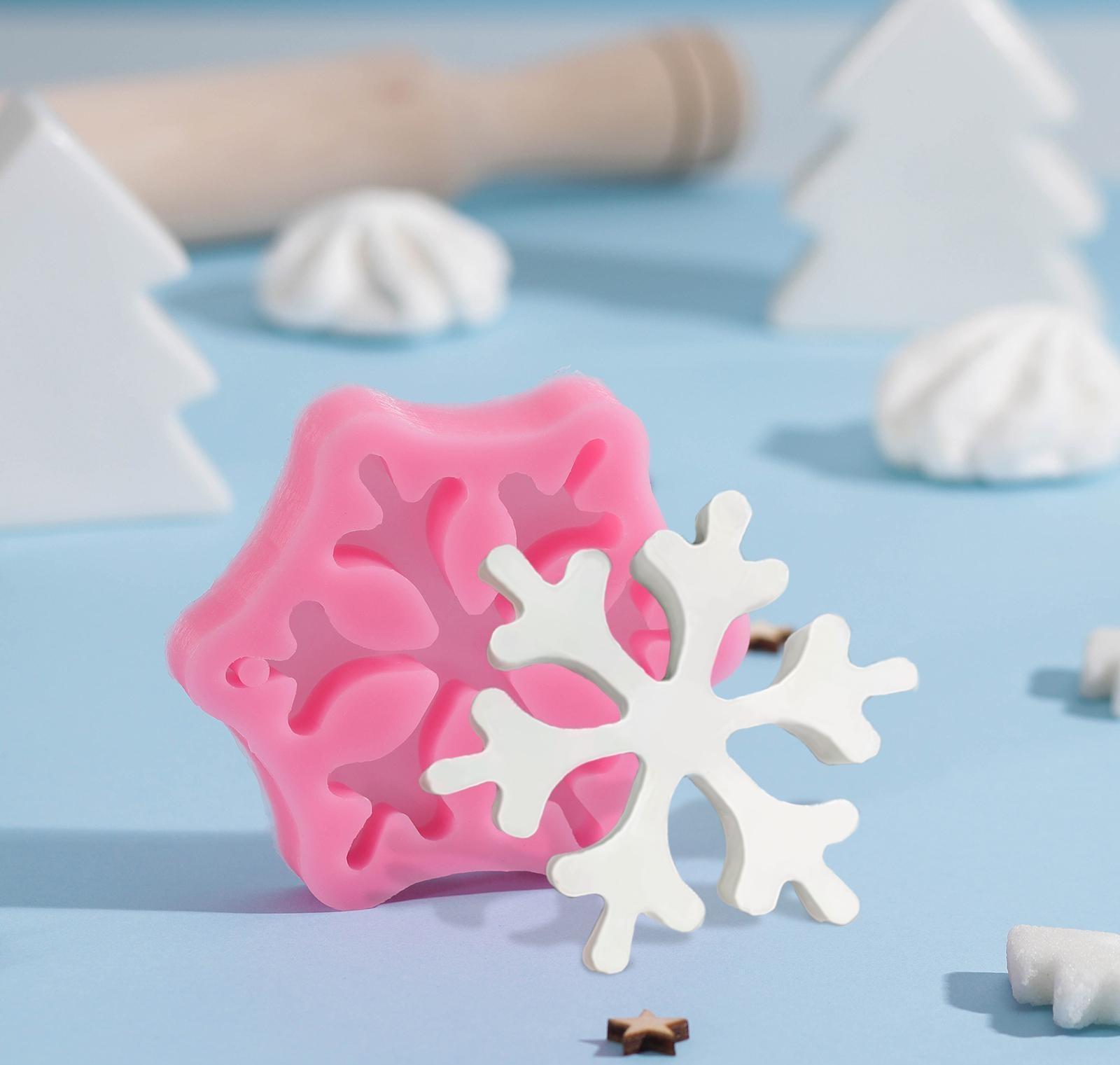 Силиконовый молд «Орион», 8,5×8,5×1,5 см, цвет розовый