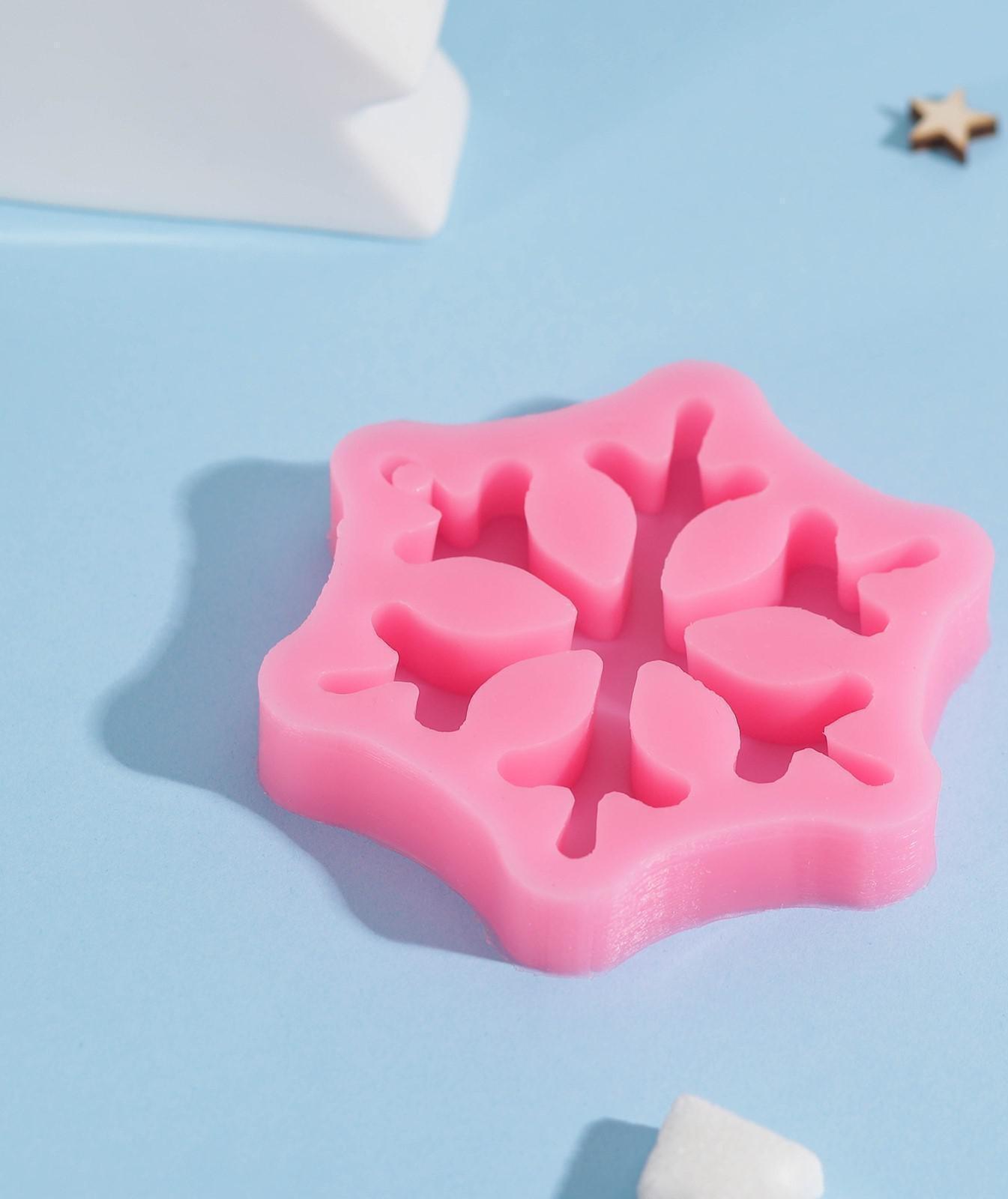 Силиконовый молд «Орион», 8,5×8,5×1,5 см, цвет розовый