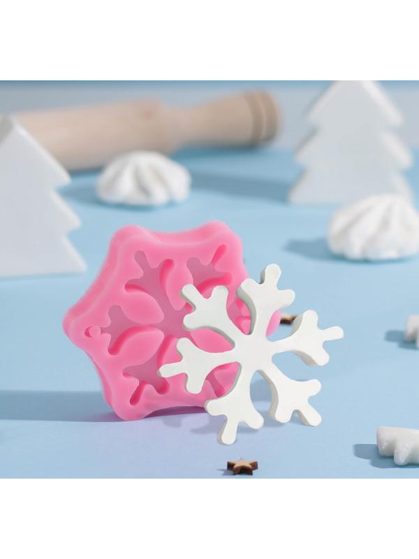 Силиконовый молд «Орион», 8,5×8,5×1,5 см, цвет розовый