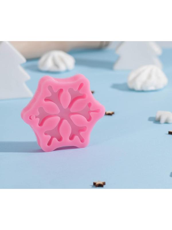 Силиконовый молд «Орион», 8,5×8,5×1,5 см, цвет розовый