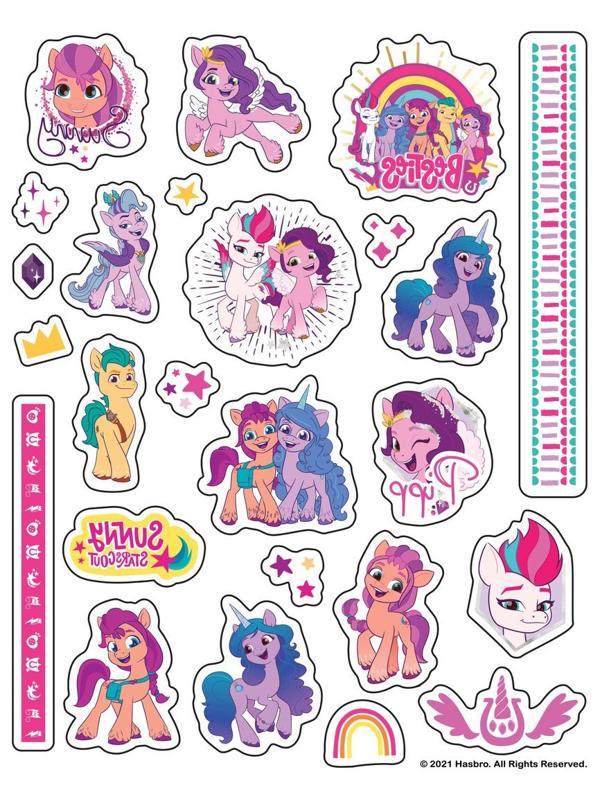 Набор Наклейки-татуировки My Little Pony, 2 листа