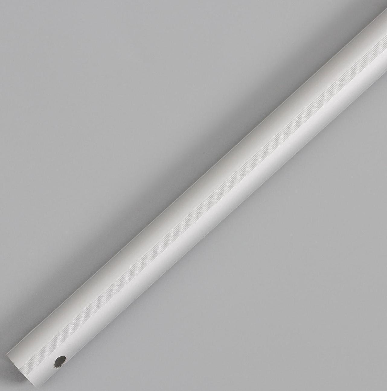 Рукоятка алюминиевая, 122 см, d=2,1 см, с отверстием под клипсу