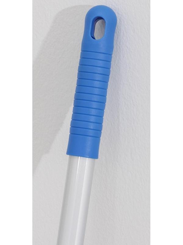 Рукоятка алюминиевая, 122 см, d=2,1 см, с отверстием под клипсу