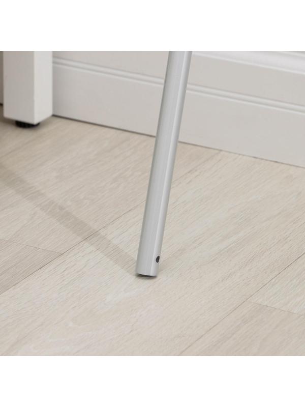 Рукоятка алюминиевая, 122 см, d=2,1 см, с отверстием под клипсу