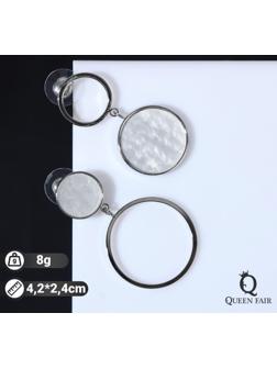 Серьги с перламутром 