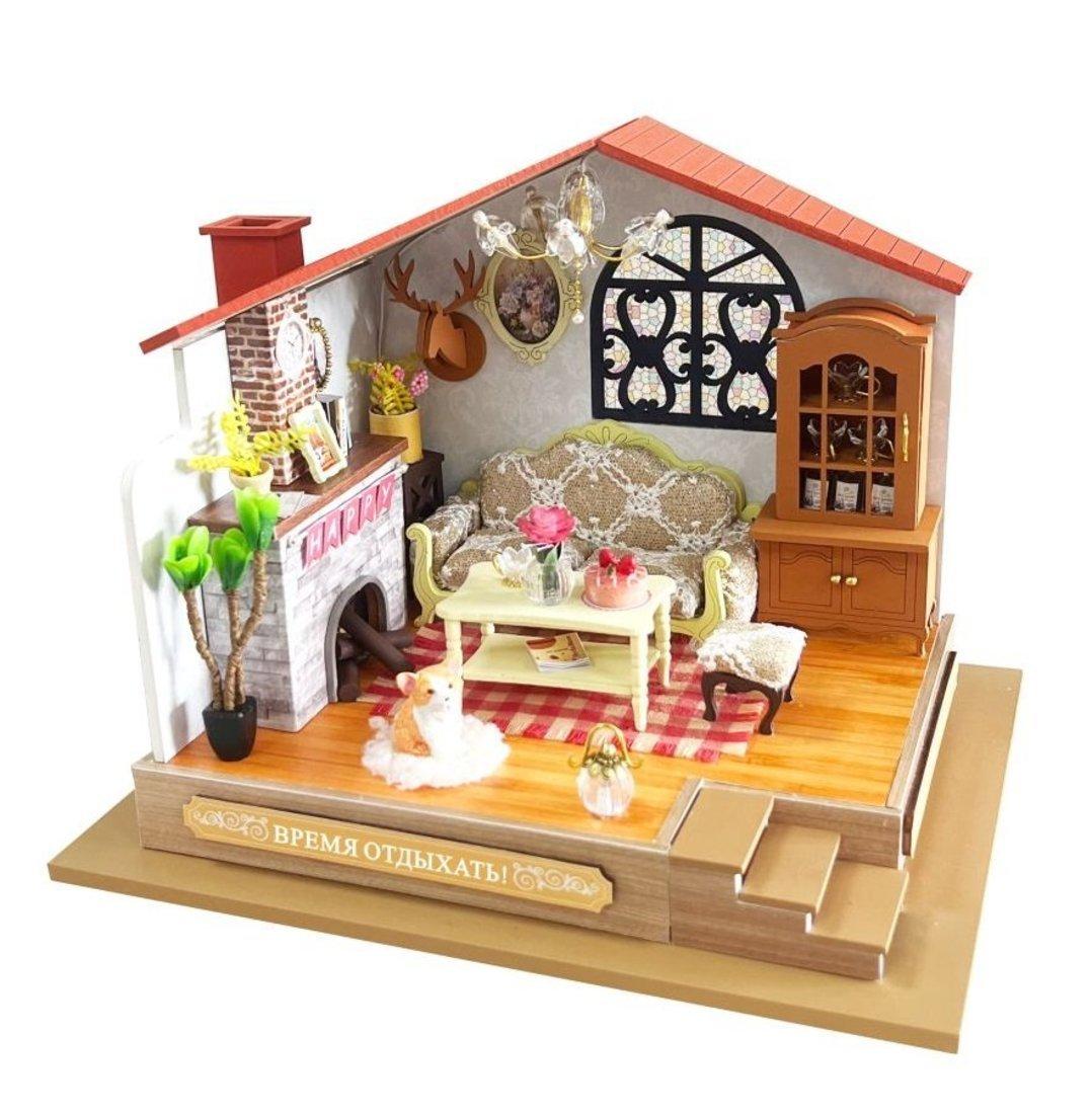 Конст-р интерьерный Дом в стиле шале, 134 эл, подсветка