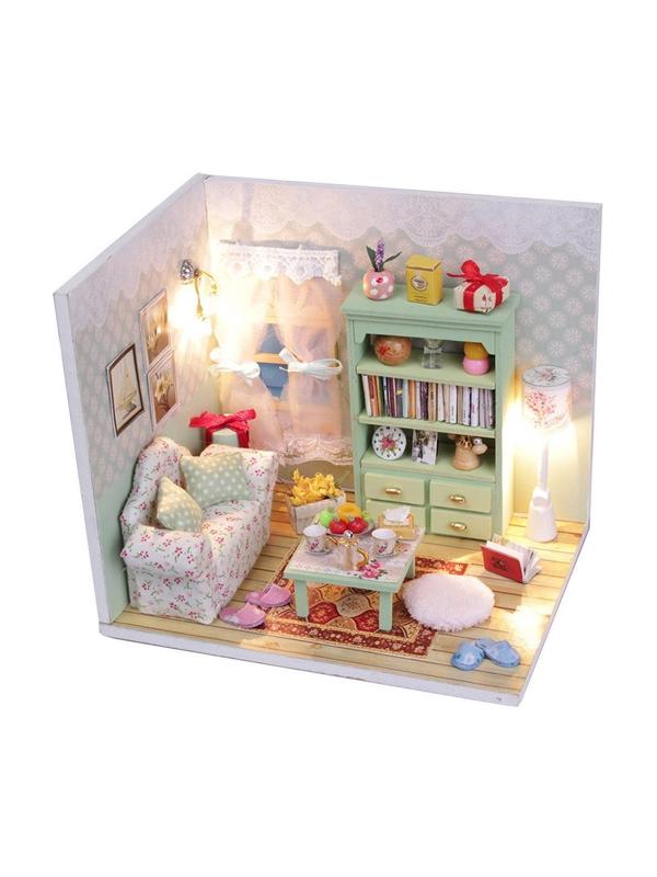 Конст-р интерьерный Чай вдвоём (с фигурками), с подсветкой