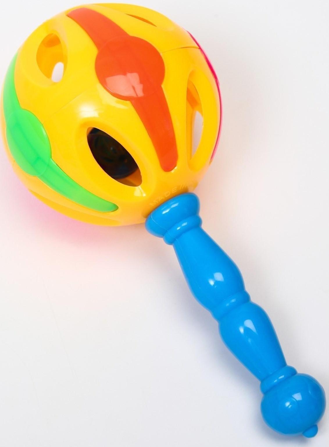 Погремушка «Яркий маракас», цвет МИКС